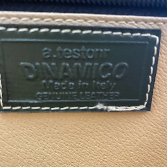 A.Testoni Two toned leather bag - Picture 8 of 11